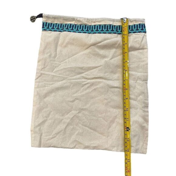 Tory Burch Cotton Canvas Drawstring Dust Bag 12” x 14” - Picture 5 of 5